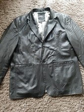 Naturel Herren Lammleder/Blazer Gr.4L schwarz