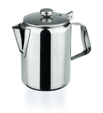 Kaffeekanne Kanne Edelstahl mit Scharnierdeckel CNS Kaffee Tee 0,35 bis 3 Liter
