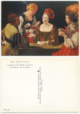 02225 - George de La Tour: Le tricheur a l'as de carreau - alte Ansichtskarte