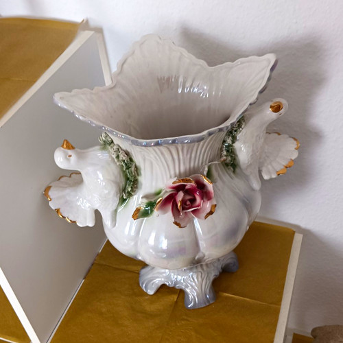 Dekorative keramikvase - dekorative,