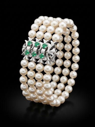 Akoya perlen armband reihig - akoya,