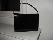 GIOVANNI Lack Handtasche Schwarz NEU Ungetragen Zeitlos Elegant