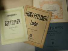 Klaviernoten konvolut pfitzner - klaviernoten,