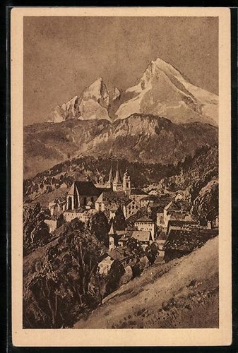 Künstler edward harrison - künstler-ak,