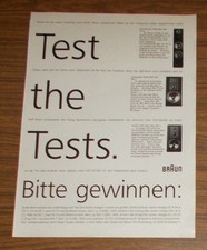 Seltene Werbung vintage BRAUN M 15 StandMonitor Lautsprecher Boxen RM 7 CM7 1990