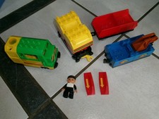 Lego Duplo Elektr. Lok mit Waggons und Zubehör