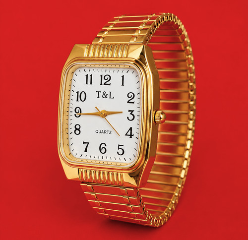 Quarz uhr flexband edelstahl - uhr,