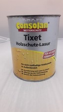 19,99€/L Consolan Tixet Holzschutz-Lasur 0,75L Holz Wetterschutz Fenster A1549