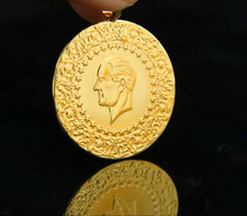 ?Türkische Goldmünze /Tam Altin 22 Ayar Altin KAPLAMA Vergoldet  30mm?