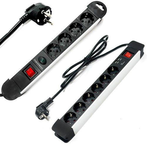 Steckdosenleiste fach - 4-fach, 6-fach