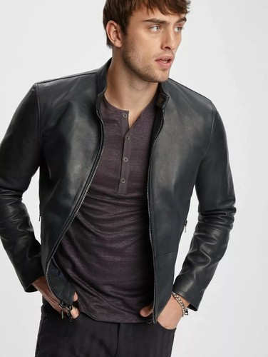 Herren schwarze lederjacke - herren,