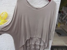 Damenkleid Gr  40 42  auffallendes Lagenkleid   beige  3 Lagenrock  neuwertig