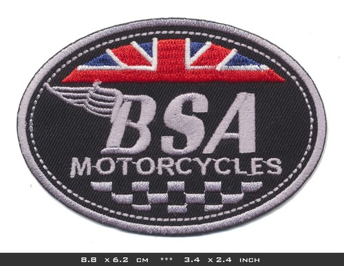Bsa aufnäher patches motorrad - aufnäher,