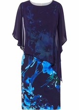 Etuikleid mit Überwurf Gr