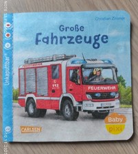 Baby Pixie Buch Unkaputtbar Große Fahrzeuge Feuerwehr Hubschrauber