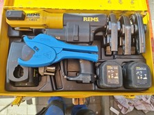 1 Rems gebr. Mini Akkupresse mit Backen Orginal Alpex