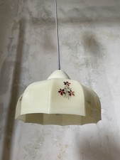 Vintage Hängelampe Opalglas