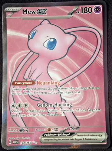 Pokemon mew full art - pokemon, ex