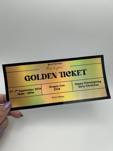 Personalisiertes goldenes