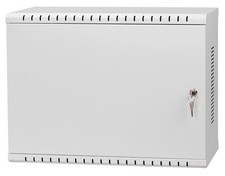 19" Netzwerkschrank | platzsparende 3 HE | tiefenvariabler Vertikal-Einbau