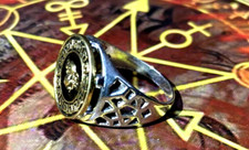 Professioneller magischer Talisman Ring Hexenkräfte ziehen Reichtum, Liebe, G...