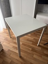 Esstisch Coburg Tisch Küchentisch Esszimmertisch weiß ausziehbar 80-120x80 cm