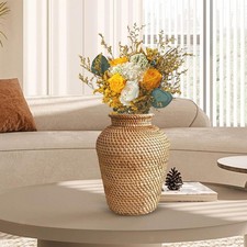 Rattan Gewebte Blumenvase