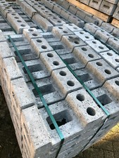 Bauzaunfuß aus Beton