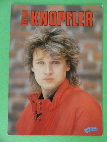 Autogrammkarte david knopfler - david,