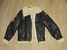 USAF Jacke Typ G-8 Shearling Bomber braun Lammfell 