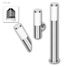 Wand-/Stand-Leuchte Edelstahl