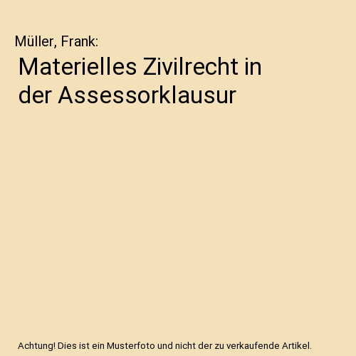 Materielles zivilrecht der - zivilrecht,