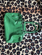 Lackleder Tasche Grün/ Vera Pelle 