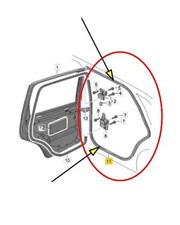 Türdichtung innen hinten