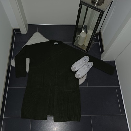 Strickjacke olive grün 40 - strickjacke,