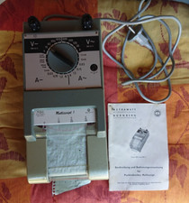 Punktschreiber Multiscript 1 metrawatt Messgerät analog Schreiber#f