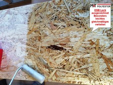  OSB-Platten Klarlack Fußboden Holzlack Holzbeschichtung Spanplatten 1,2 kg -2K