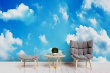 3D Blau Himmel Wolke Tapete