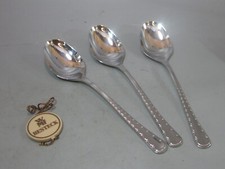 3 x WMF Genf Cromargan 13,5 cm Teelöffel Besteck Neuwertig 11 9400 6043