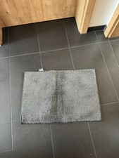 Casa Fondo Fußmatte Badvorleger Teppich grau