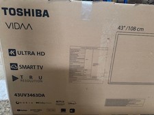 TOSHIBA 43UV3463DA MB180V LED TV (Flat,  108 cm (43 Zoll ) UHD 4K, SMART TV)