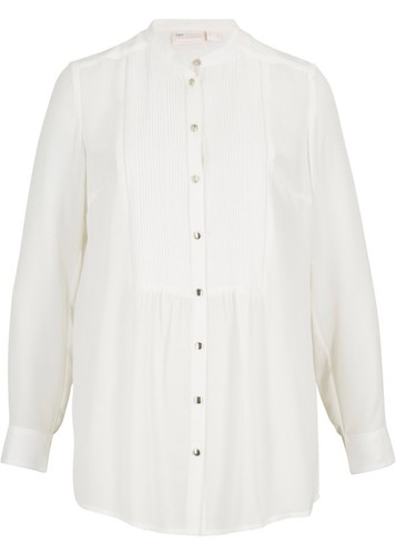 Longbluse mit recyceltem