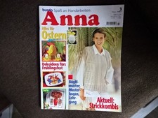Zeitschrift  Anna 3/1997 Handarbeiten stricken häkeln   sticken Aenne Burda