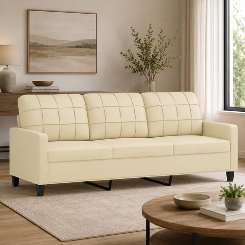 Sitzer sofa kunstleder couch - 3-sitzer,