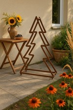 Metall-Tannenbaum Rostoptik