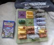 Think Fun Rush Hour ??? JUNGLE ESCAPE Stau Logikspiel, Denkspiel SAFARI Tiere