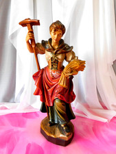 Holzfigur Bauerin , Südtirol