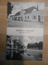 AK  Baasdorf Gasthof Winger b Köthen Edderitz Prosigk Radegast Zörbig