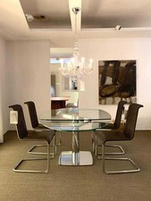 Tecta 4er-Set Stuhlgruppe B 20 I Leder 