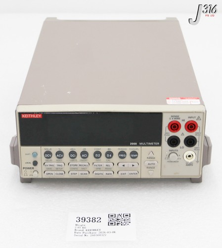 39382 keithley 2000 multimeter - keithley,